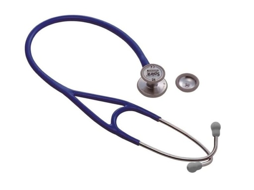 [CK-SS747PF-02] ESTETOSCOPIO CARDIOLOGICO TRIPLE LUJO C/MEMBRANA (Negro)