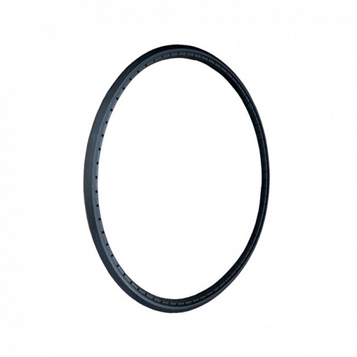 [P-100] RUEDA TRASERA MACIZA NEGRA 24*1 