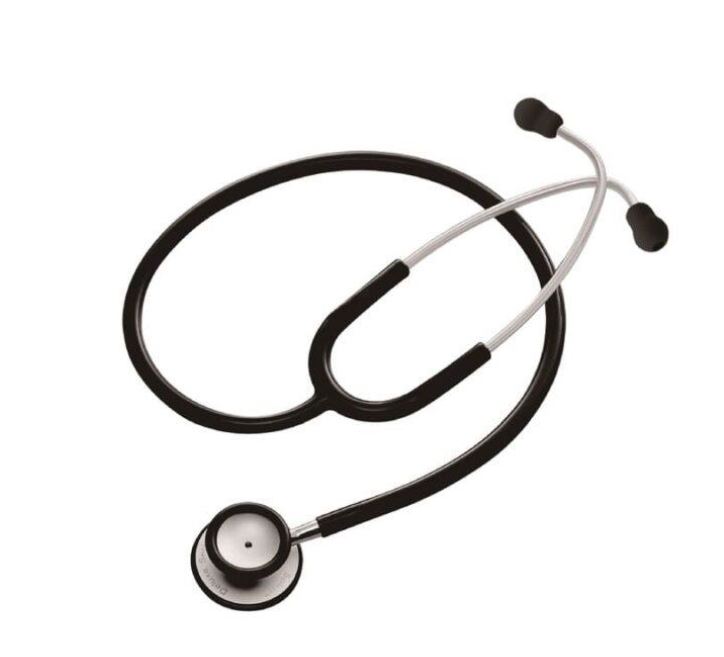 ESTETOSCOPIO DOBLE CLASICO LIVIANO NEGRO