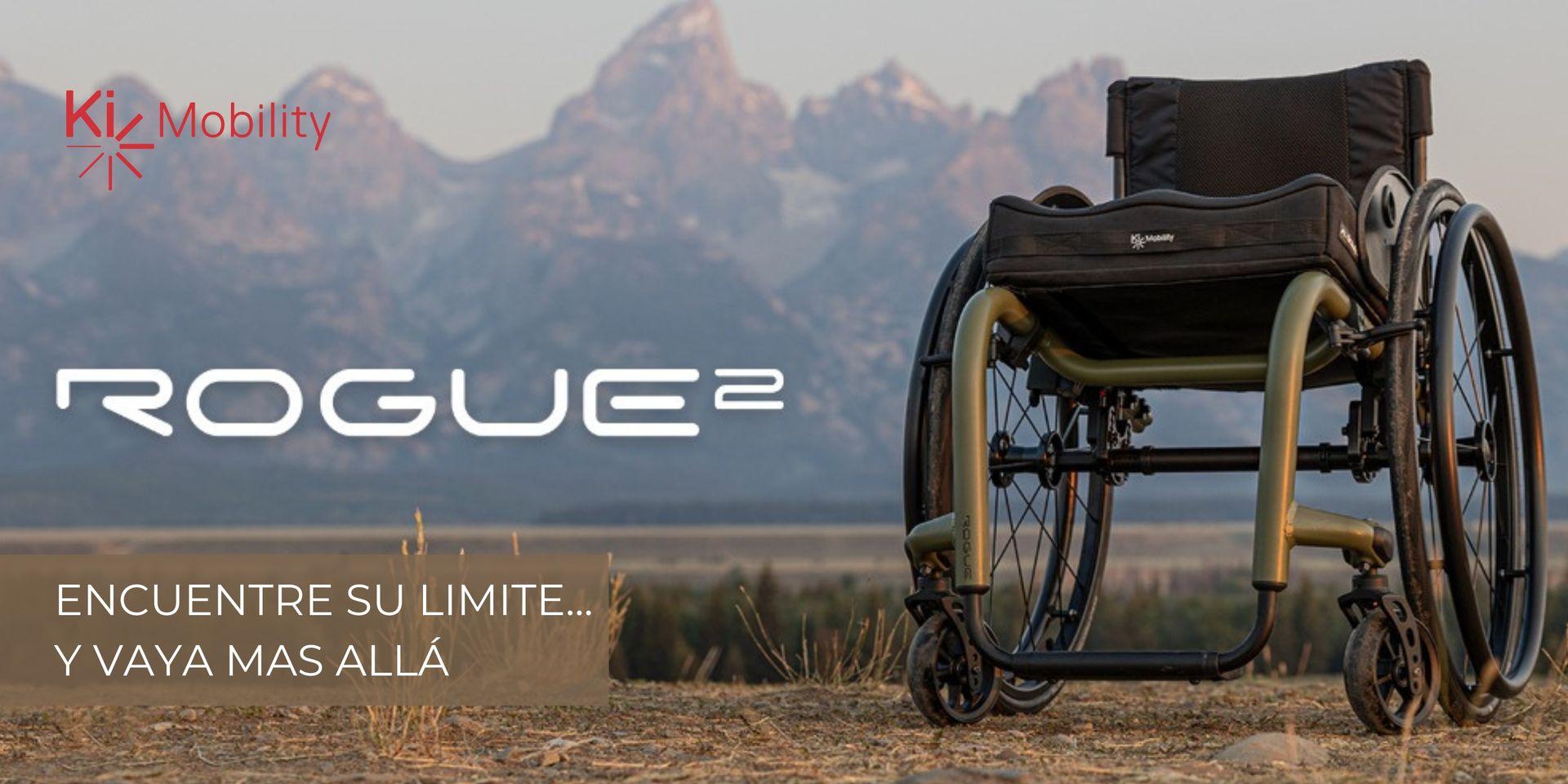 KI MOBILITY. ROGUE 2.  sillas de ruedas personalizables y de alta calidad para una movilidad óptima