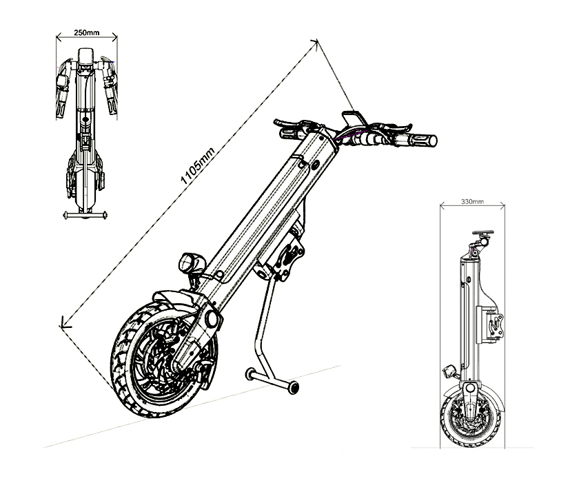 HANDBIKE ELECTRICO MODELO MT01