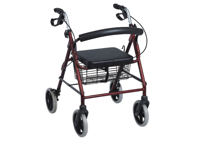 ANDADOR 4 RUEDAS CANASTO, FRENO Y ASIENTO