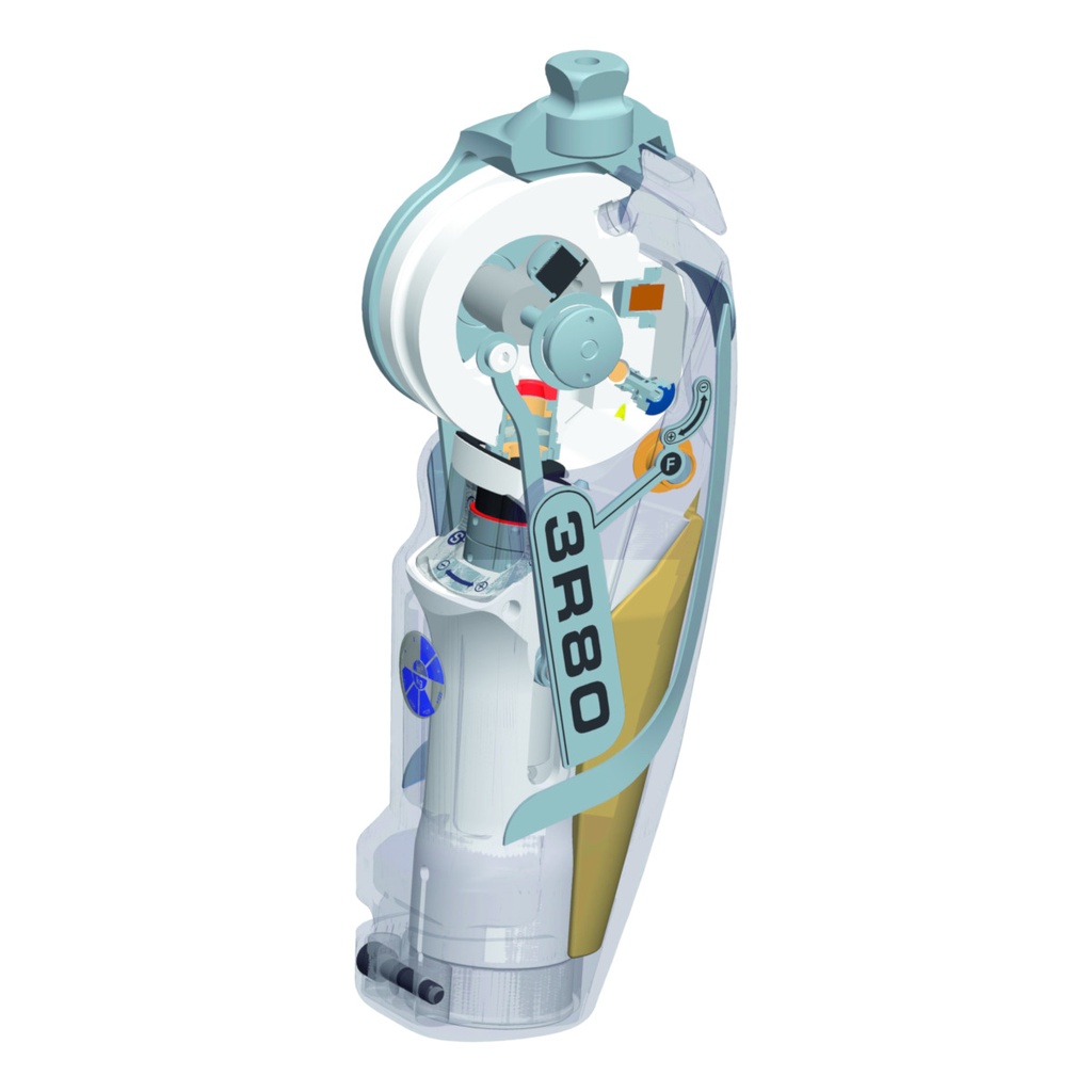 MODULAR KNEE JOINT WITH ROTARY HYDRAULIC