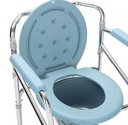 ELEVAINODORO DE ACERO CROMADO PLEGABLE CON RUEDAS