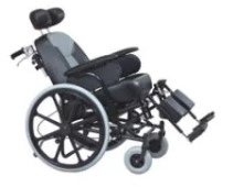 SILLA DE RUEDAS  RESPALDO ALTO RECLINABLE