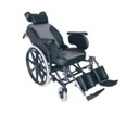 SILLA DE RUEDAS  RESPALDO ALTO RECLINABLE