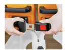 SILLA DE RUEDAS PARA TRANSF. CON ELEVACION HIDRAULICA 