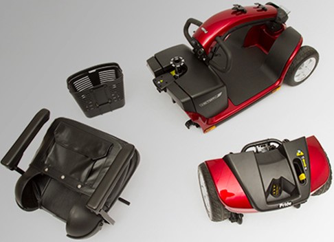 SCOOTER VICTORY 10, 4WH ROJO