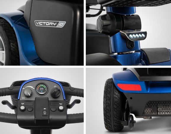 SCOOTER VICTORY 10, 4WH AZUL