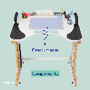 MESA MULTIFUNCIONAL INDIVIDUAL ROBBINA