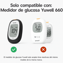 TIRAS PARA MONITOR DE GLUCOSA 660 (50 UDS X CAJA)
