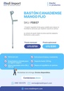 BASTON CANADIENSE MANGO FIJO PAR ALQUILER