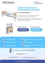 CAMA ELECTRICA 3 FUNCIONES PLEGABLE FOSHAN ALQUILER