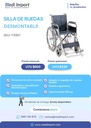 SILLA DE RUEDAS DESMONTABLE T 41 ALQUILER