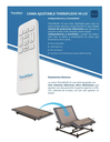 CAMA THERAFLEX BEIGE CON TELA IMPERMEABLE