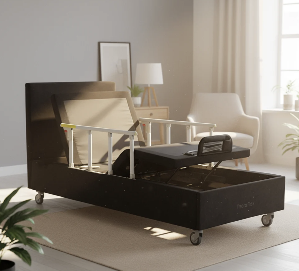 REPOSACABEZAS PARA CAMA THERAFLEX NEGRO