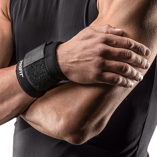 [1101-M2US] MUÑEQUERA TUBULAR CON BANDA DE AJUSTE DE NEOPRENE (S)