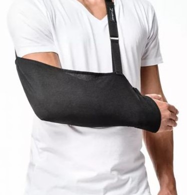 [1104-501NUS] CABESTRILLO DOBLE SUJECION (S, Negro)