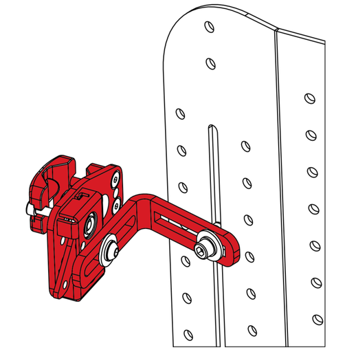 [1259-2400-100] SOPORTE TRASERO SPEX HARDWARE DE MONTAJE CUÁDRUPLE