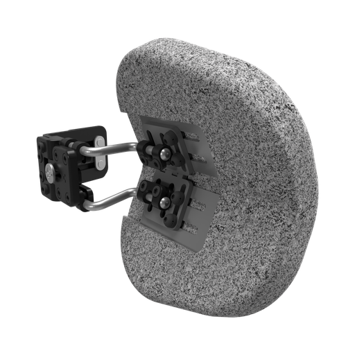 [1266-2501-100] SOPORTE LATERAL AXIAL BIANGULAR 