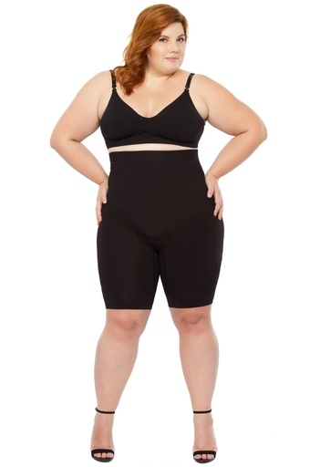 [50069GN] BIKER DE CONTROL ABDOMINAL (G, Negro)