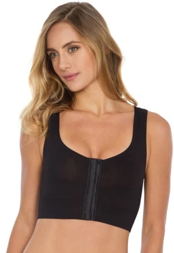 [50142PN] SUJETADOR CONTROL (P, Negro)