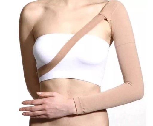 [805S-SH] 805 MEDIAS MANGA 25/40 P/LINFOEDEMA H/MUÑECA (S, Short)