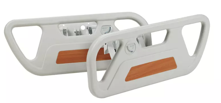 BARANDAS LATERALES DE ABS PARA CAMA MANUAL Y MOTORIZADA DE LUJO 3 FUNC
