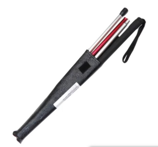 [ALK536L] BASTON DE NO VIDENTE ROJO Y BLANCO