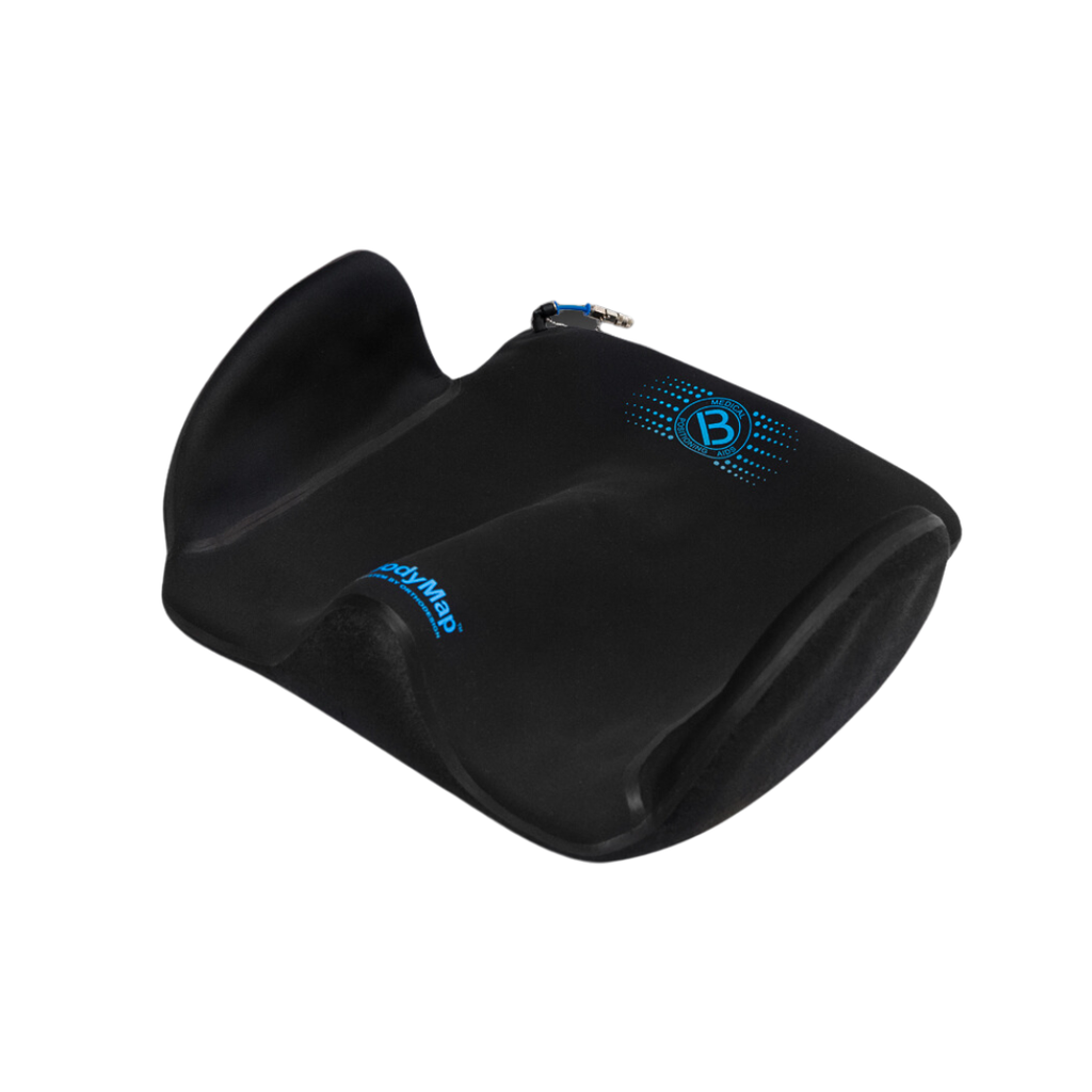 COJIN DE ASIENTO CON SOPORTES LATERALES ALTOS Y CUÑA DE ABDUCCIÓN DE MUSLOS