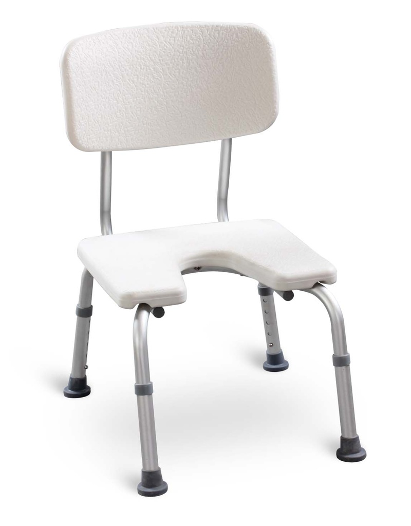 SILLA DE BAÑO CON RESPALDO Y ORIFICIO FOSHAN