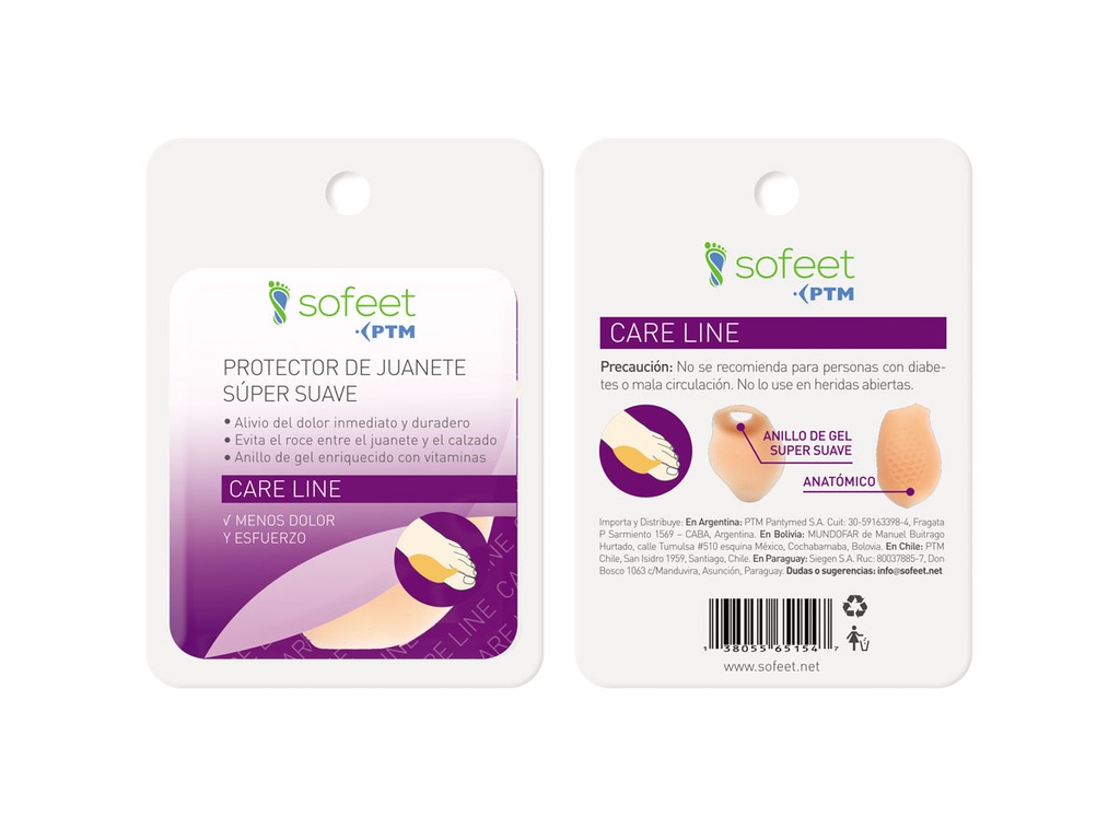 PROTECTOR DE JUANETE SUPER SUAVE UNIVERSAL (JU)