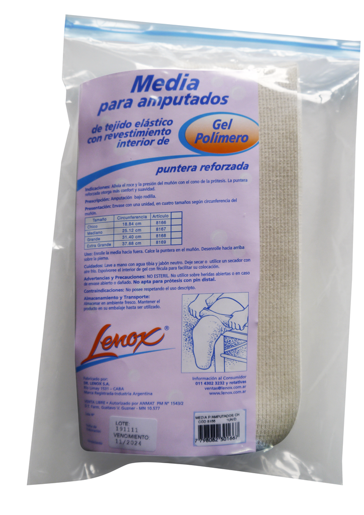 PROTECTOR PARA AMPUTADOS CON GEL