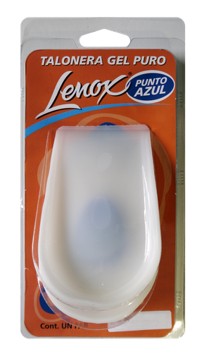 [LEN8320] TALONERA GEL ESPOLON PUNTO AZUL (Chico)