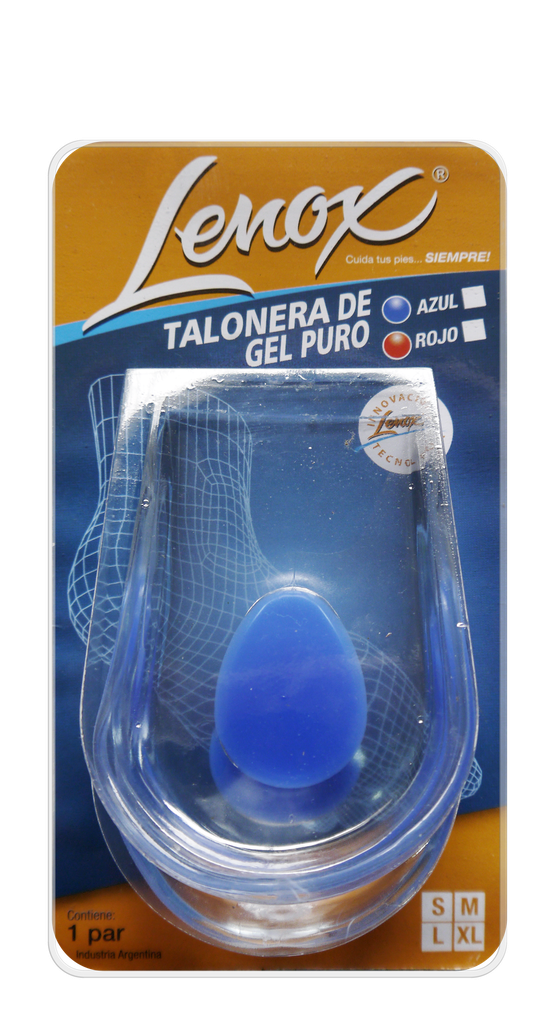TALONERA DE GEL PUNTO AZUL