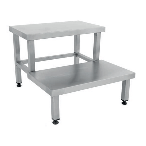 [MD4320] ESCABEL ACERO INOXIDABLE 2 ESCALONES