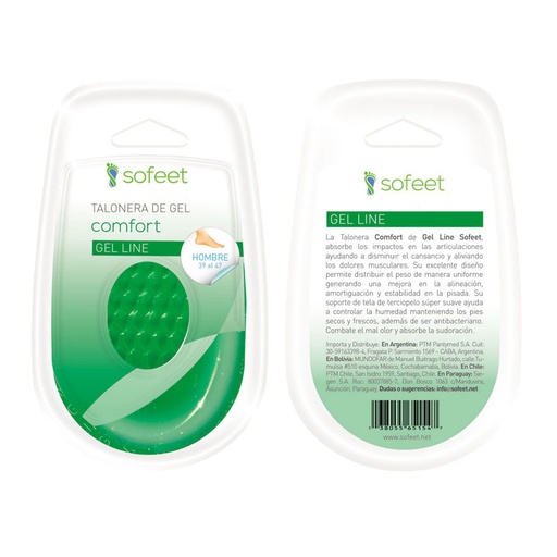 [2002-TCH U U] TALONERA COMFORT (PAR) - SOFEET  (Hombre)