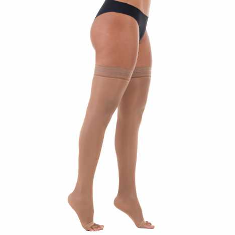 MEDIAS MUSLO C/SILICONA LEGLINE, 1523 ABIERTO SAHARA