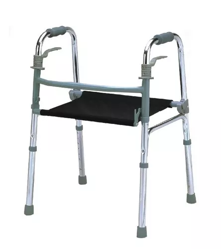 ANDADOR DE ALUMINIO CON ASIENTO