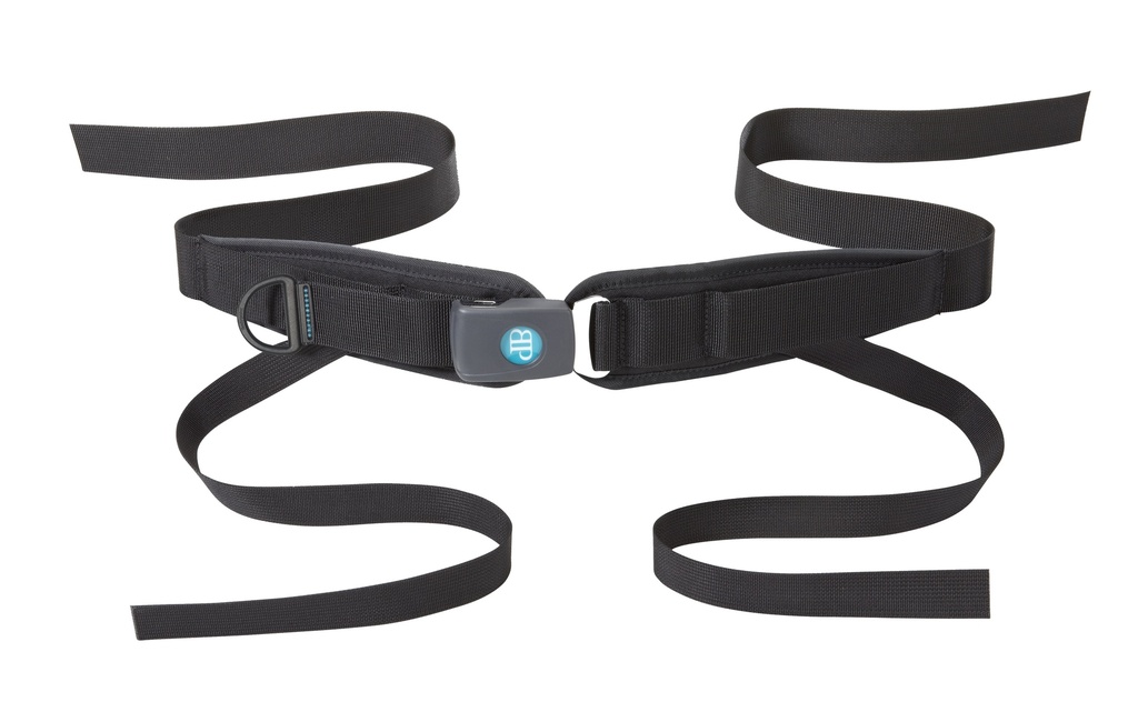HIP BELT, 4-PT, CTR-PULL, PBM X 36CM PADS, F-MT