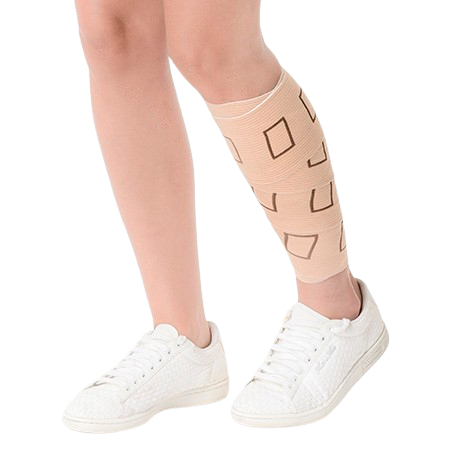 VENDA ELÁSTICA TENSACTA COLOR BEIGE DE 10 CM