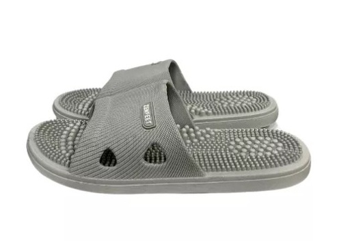 [RSP-GR-4041] SANDALIAS ORTOPEDICAS DE GOMA MODELO B (40-41, Gris)