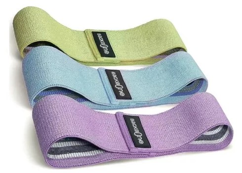 BANDAS DE RESISTENCIA DE TELA B-FIT (SET X3)