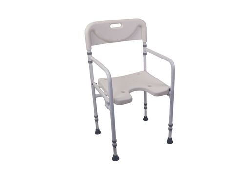 [SC6025C] SILLA DE DUCHA CON HERRADURA PLEGABLE