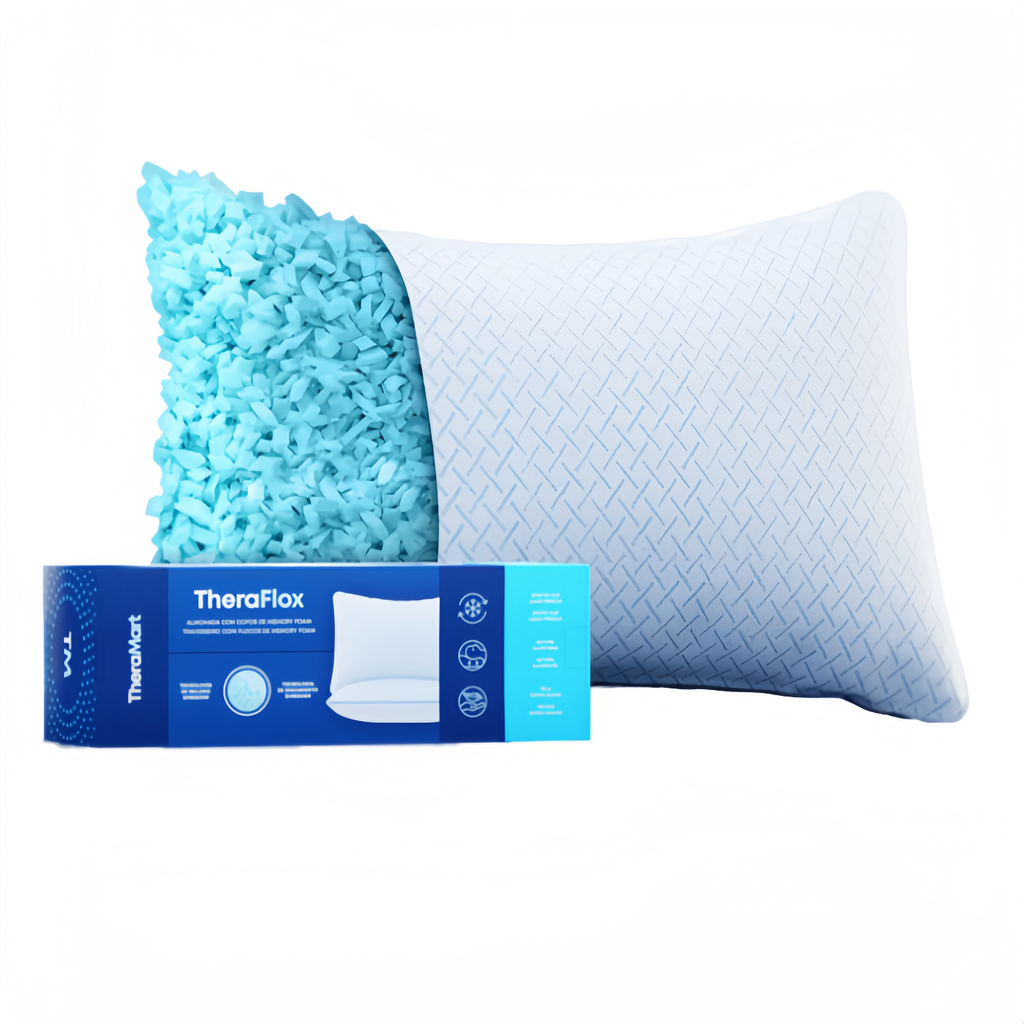 ALMOHADA CON COPOS DE GEL FRESCO THERAFLOX