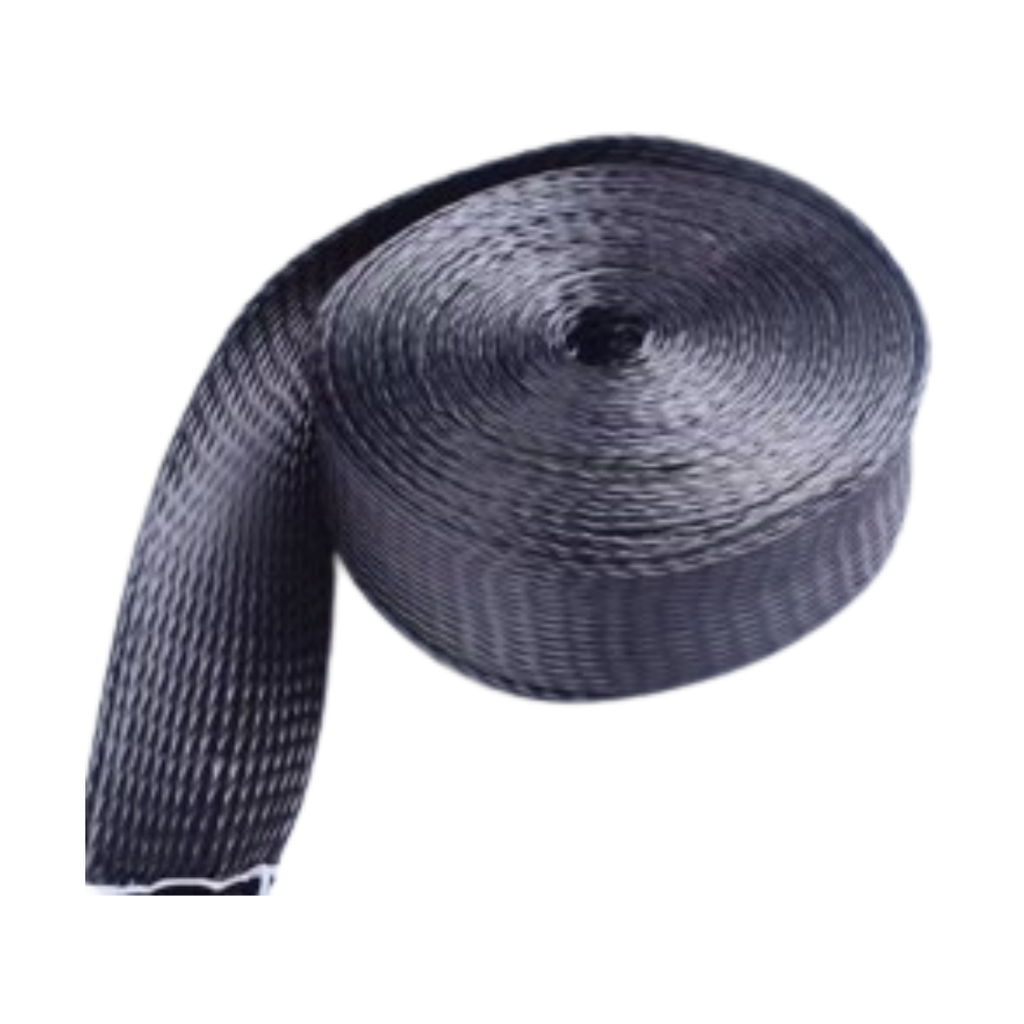 MALLA TUBULAR DE FIBRA DE CARBONO