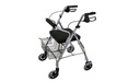 ANDADOR 4 RUEDAS CON CANASTO Y ASIENTO
