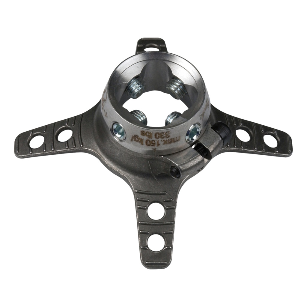 ADAPTADOR GIRATORIO DE 4 PUNTAS CON TORNILLOS DE AJUSTE