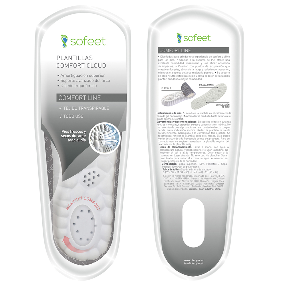PLANTILLA CONFORT CLOUD