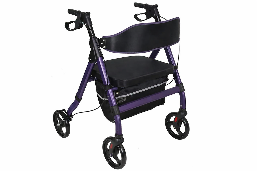 ANDADOR 4 RUEDAS CON ASIENTO Y FRENO